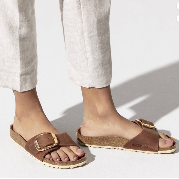 Birkenstock Shoes - 🆕 Birkenstock x Anthropologie tan leather sandals